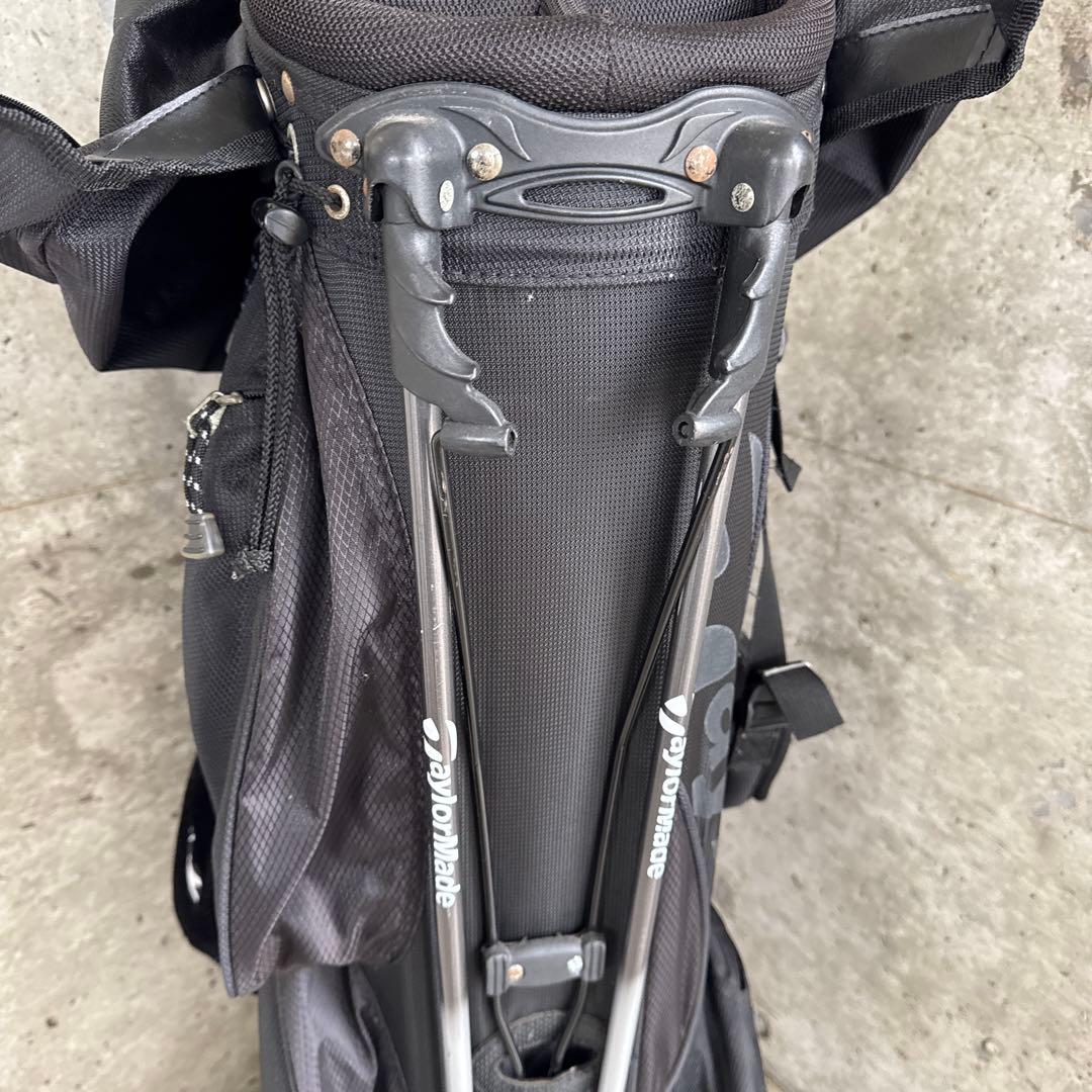 TaylorMade ブラック スタンド　ショルダー付き　キャディバック