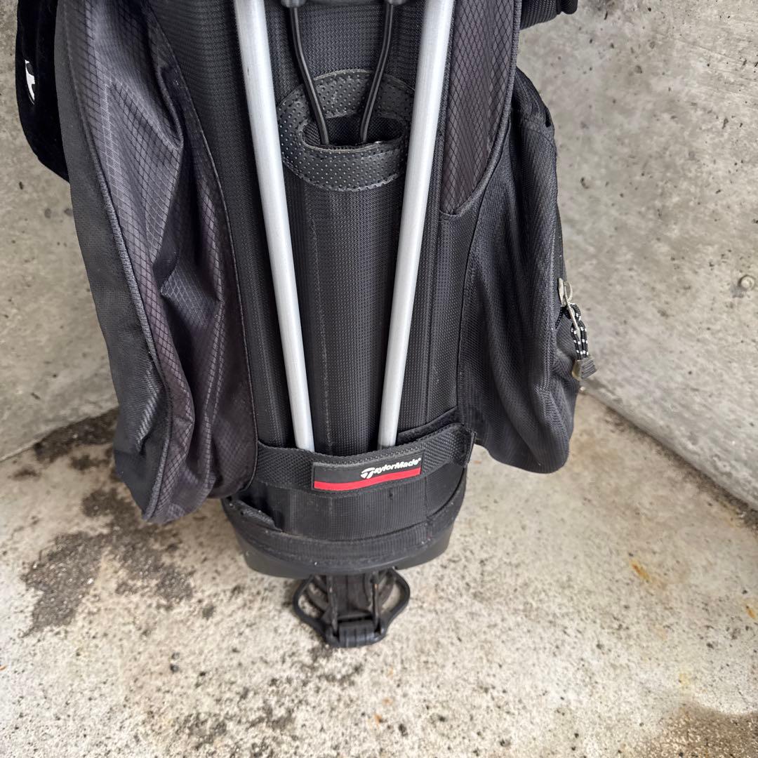 TaylorMade ブラック スタンド　ショルダー付き　キャディバック