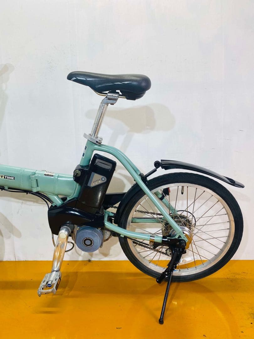 送料無料 条件付き パナソニック折り畳み式 前18/後20型 電動自転車中古車