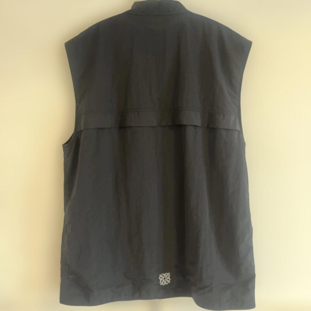 charbon LIMONTA NYLON RIDERS VEST ブラック L