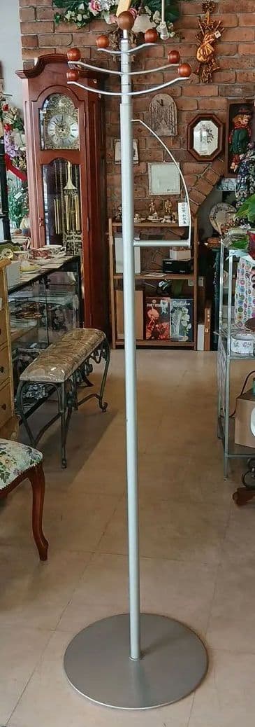 TETTU コートラック コートハンガー ポールスタンド アイアン 回転ハンガー