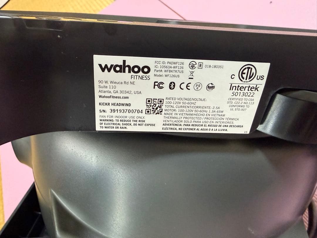 Wahoo KICKR HEADWIND Smart Fan 送料込み