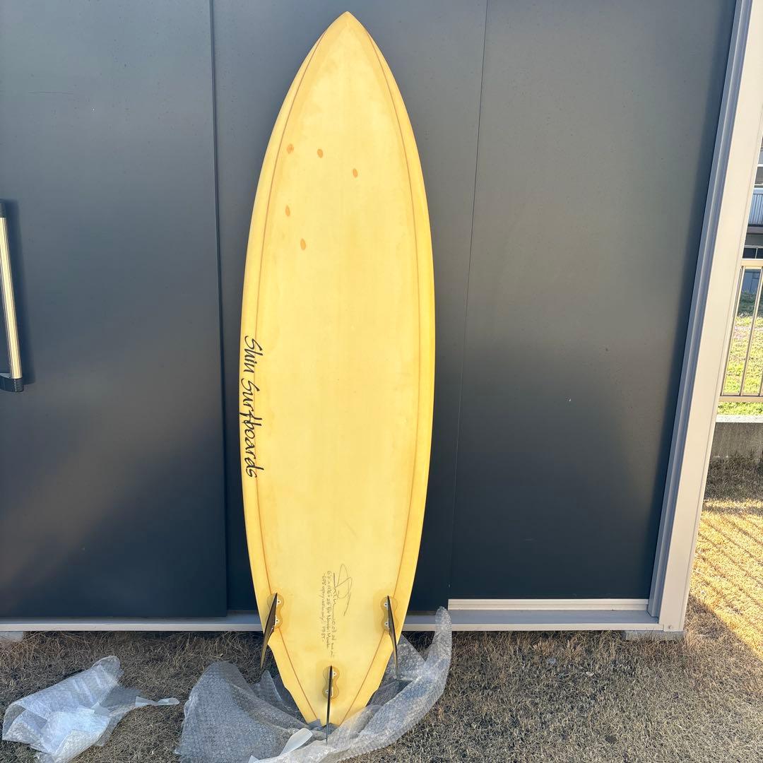 SHIN サーフボード 6’2 EPS テイクオフ早い カスタムボード 引取限定