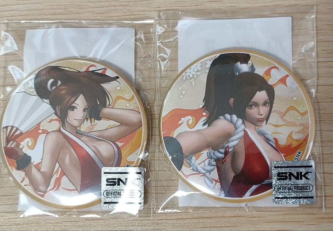不知火舞　缶バッジ　くじコレ　KOF　SNK　未開封　17種セット