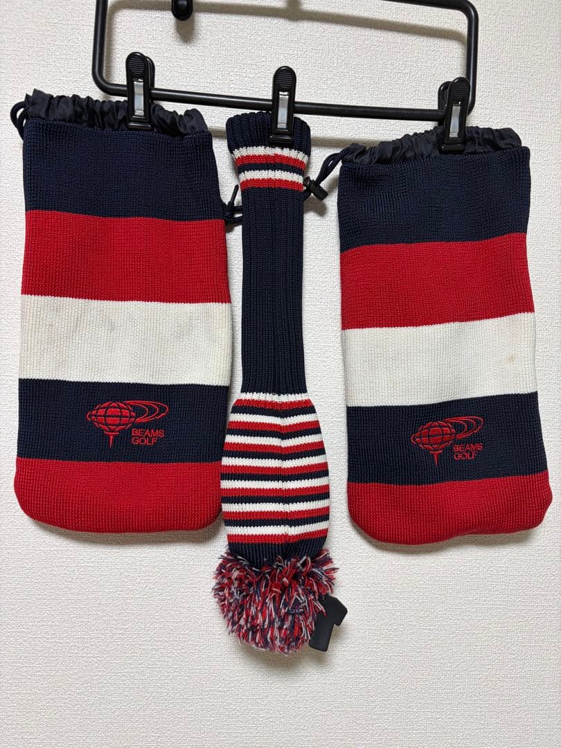 BEAMS GOLF シューズケースとヘッドカバーのセット