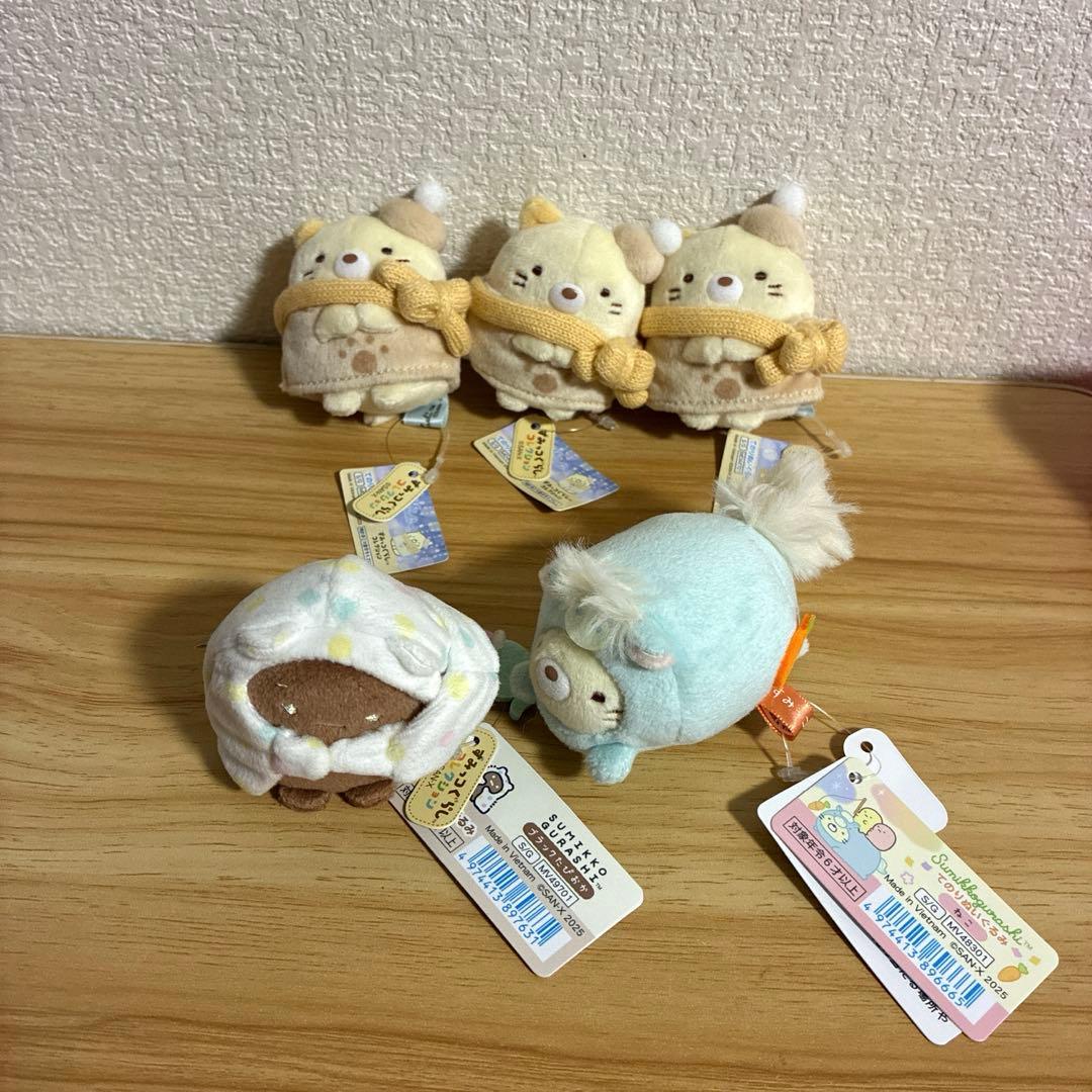 リラックマ　すみっコぐらし　てのりぬいぐるみ　サンエックス　28個
