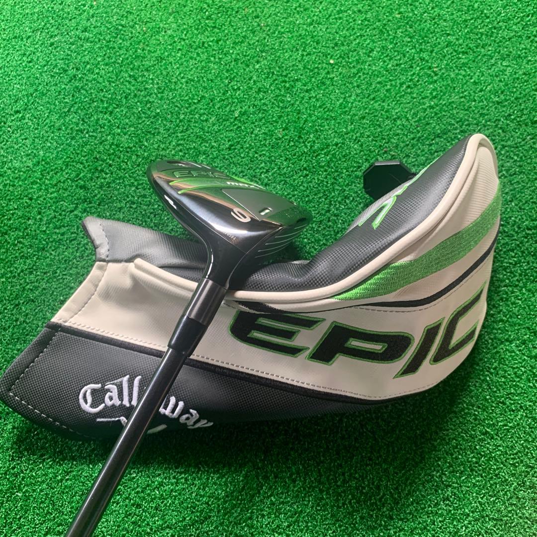 【レア美品】Callaway EPIC MAX 9W 23° 純正40-S
