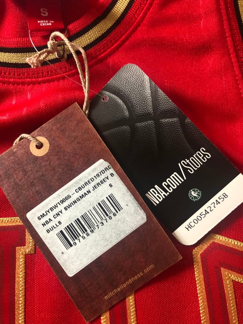 【S未使用タグ付】ロッドマン mitchell&ness CNY ユニフォーム