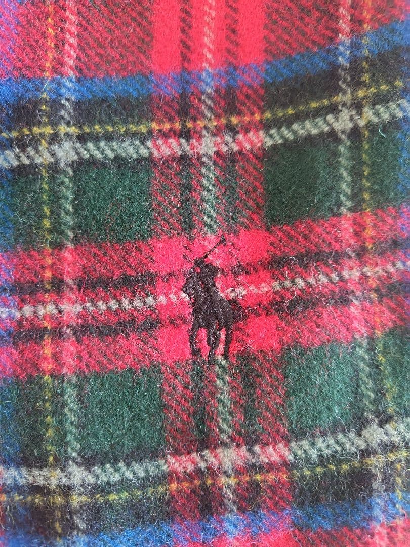 新品タグ付き　ラルフローレン　RALPH LAUREN 　チェック　ひざ掛け