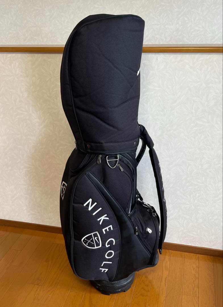 NIKE GOLF キャディバッグ ナイキゴルフ ブラック ゴルフバッグ 6分割