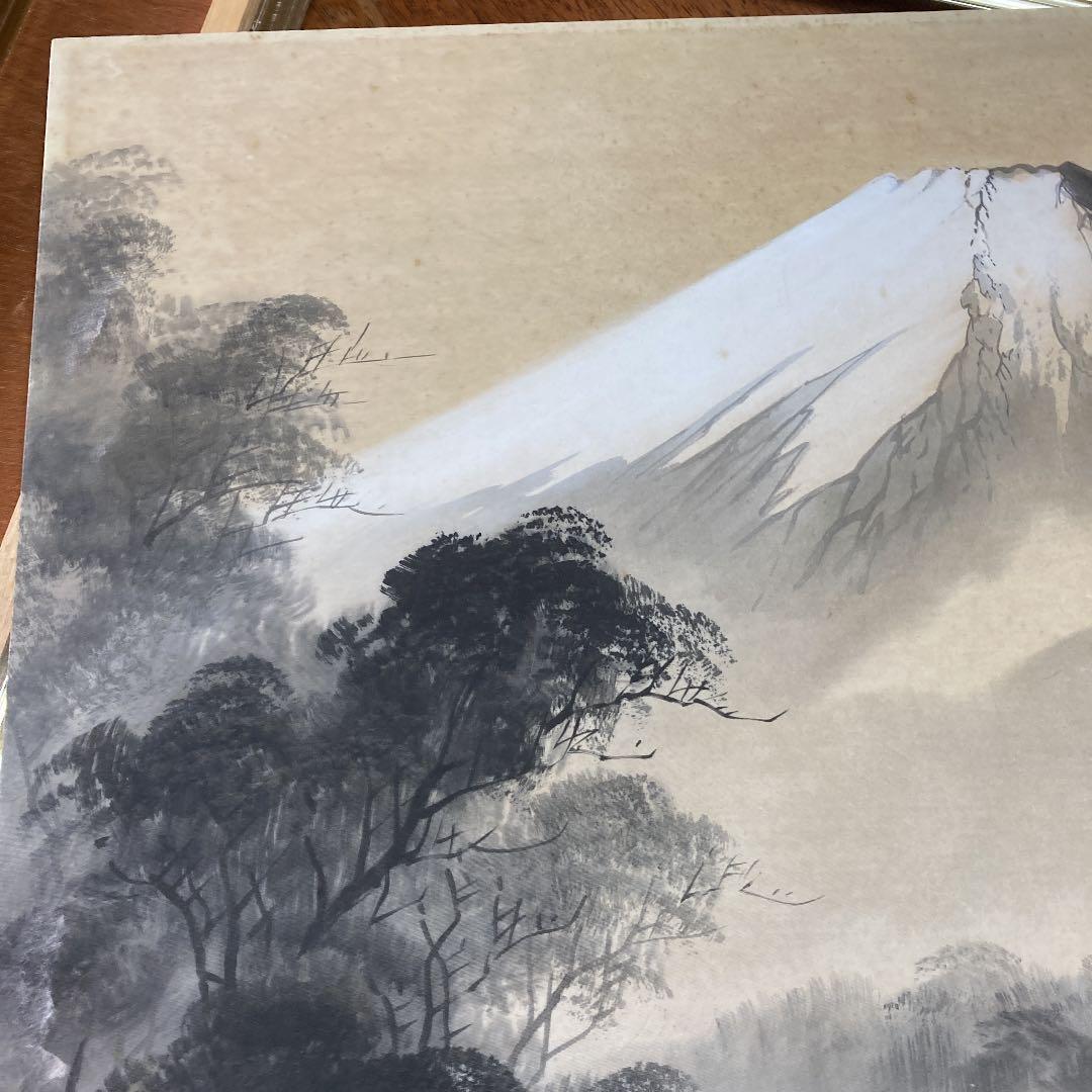 水墨画　額縁