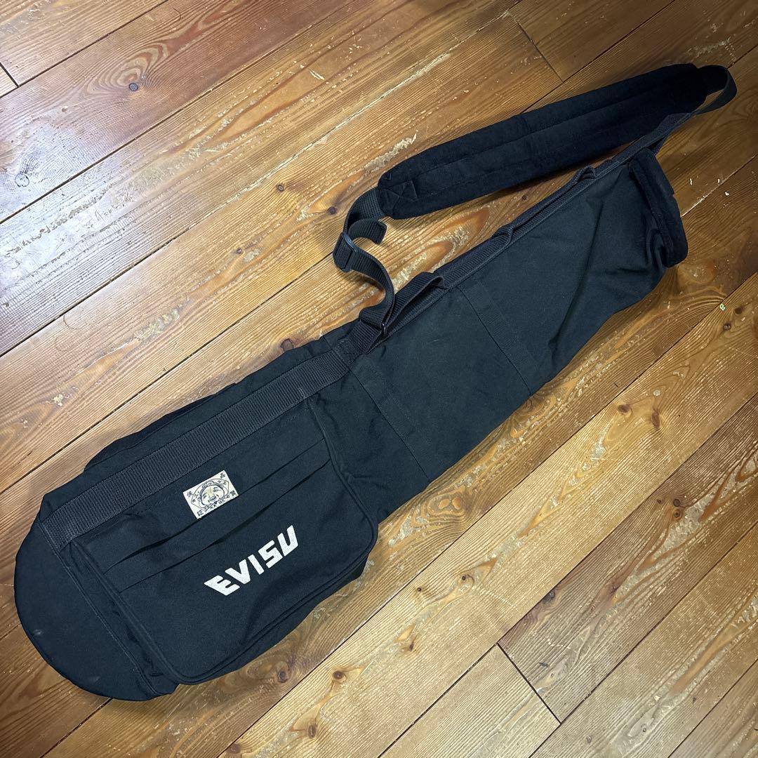 EVISU ブラック ゴルフバッグ