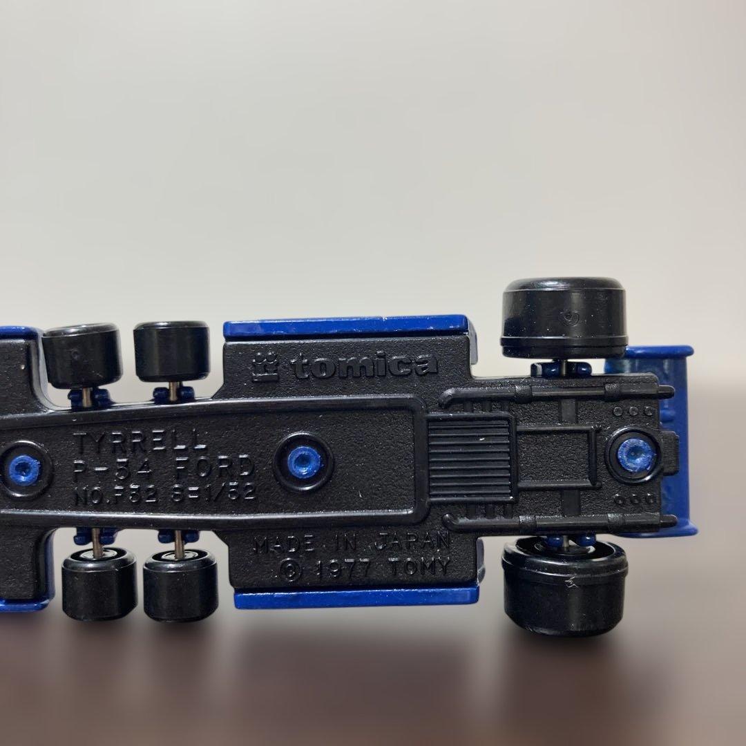 トミカ青箱F32｜タイレルP34 フォード 日本製T26 シール付き
