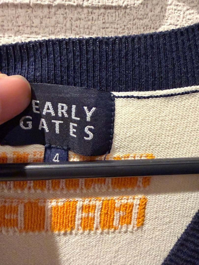 PEARLY GATES ストライプ ベストサイズ4