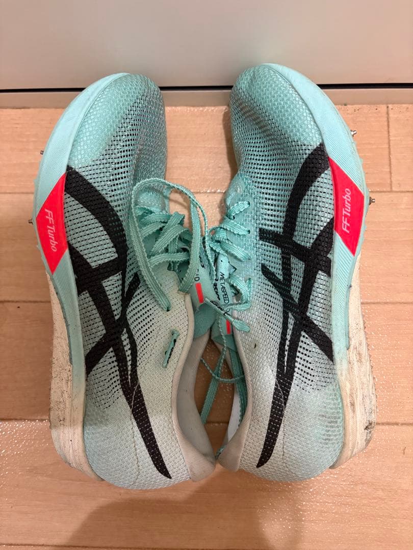 ASICS メタスピードLD スパイク ミントグリーン