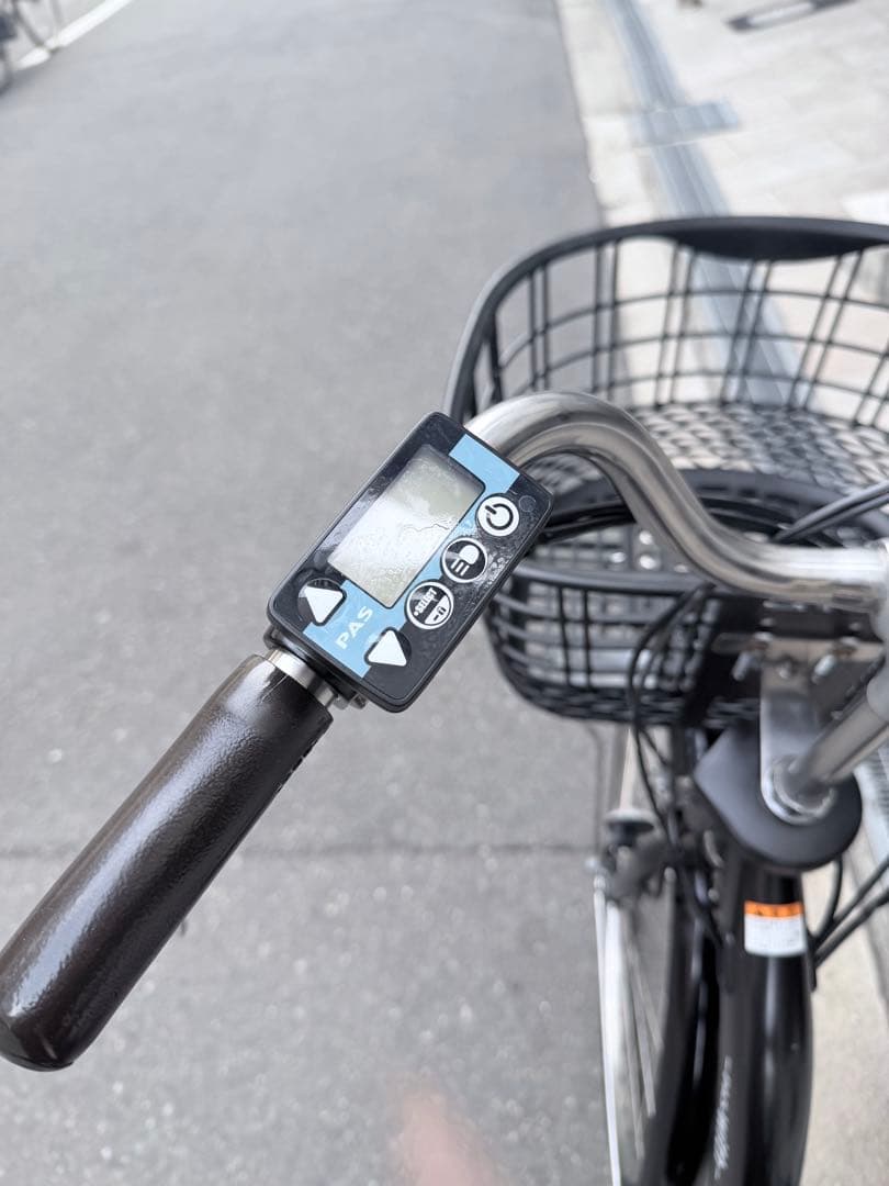大阪府　ヤマハ　電動アシスト自転車 シティタイプ 黒