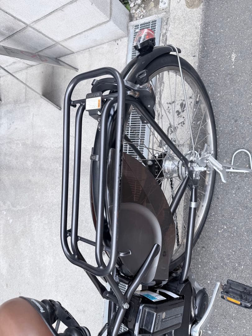 大阪府　ヤマハ　電動アシスト自転車 シティタイプ 黒