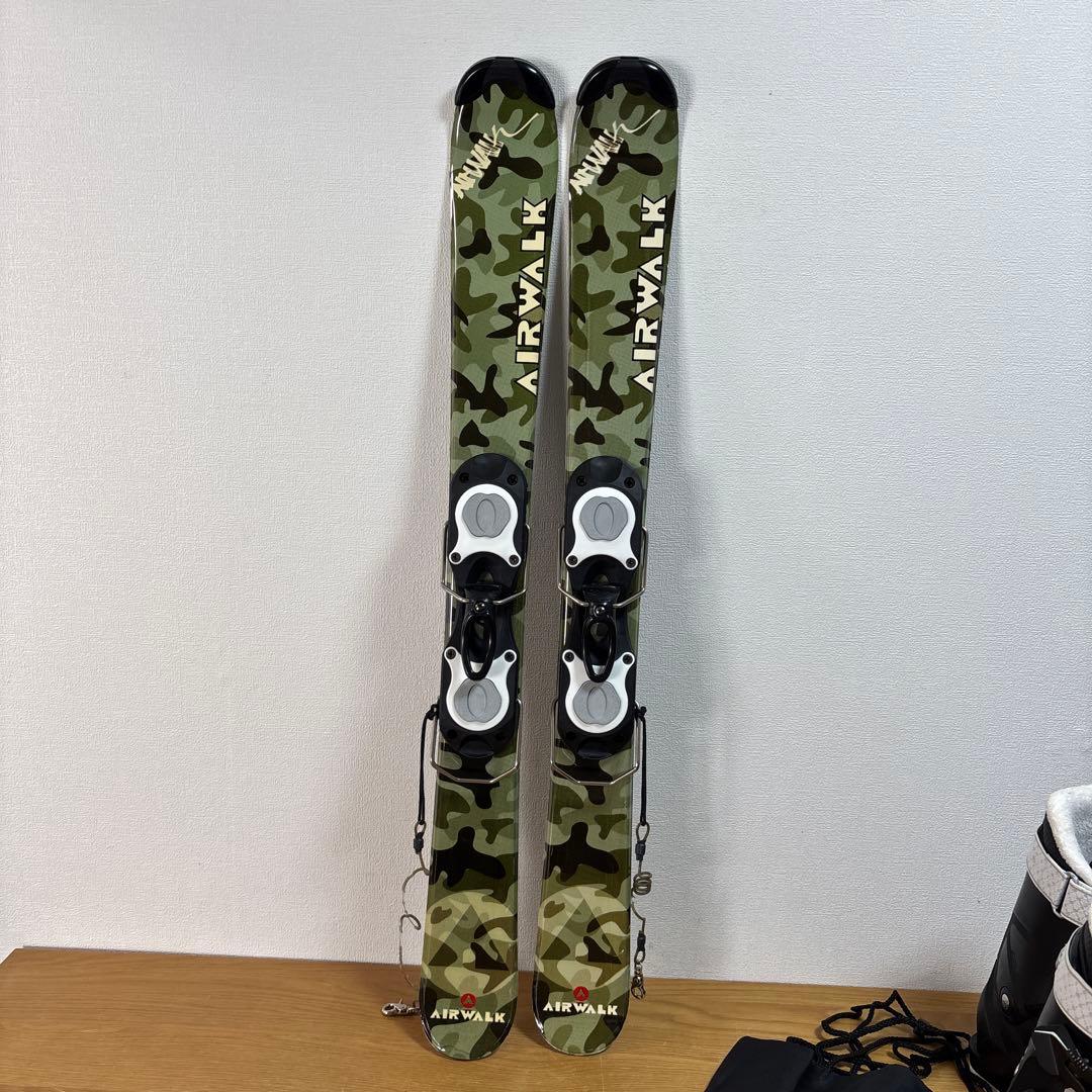 美品　レディースショートスキーセット　迷彩 LANGE 24-24.5cm