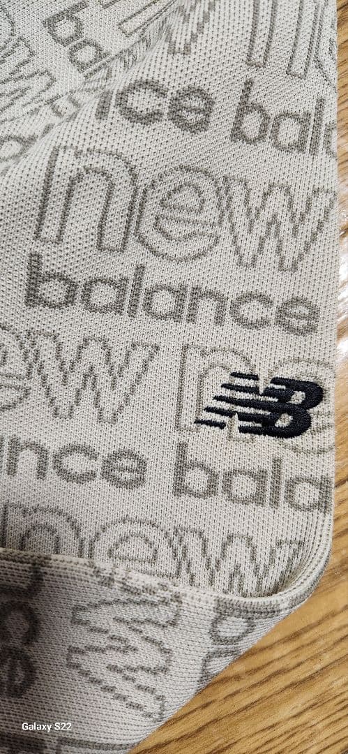 new balance golf ロゴ総柄クルーネックニットセーター L 美品