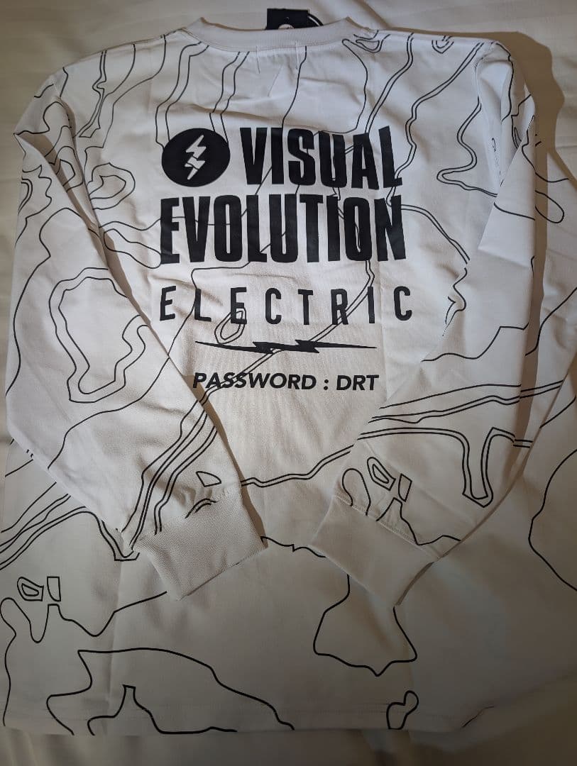 ELECTRIC 　DRT 長袖Tシャツ白　キープキャスト限定