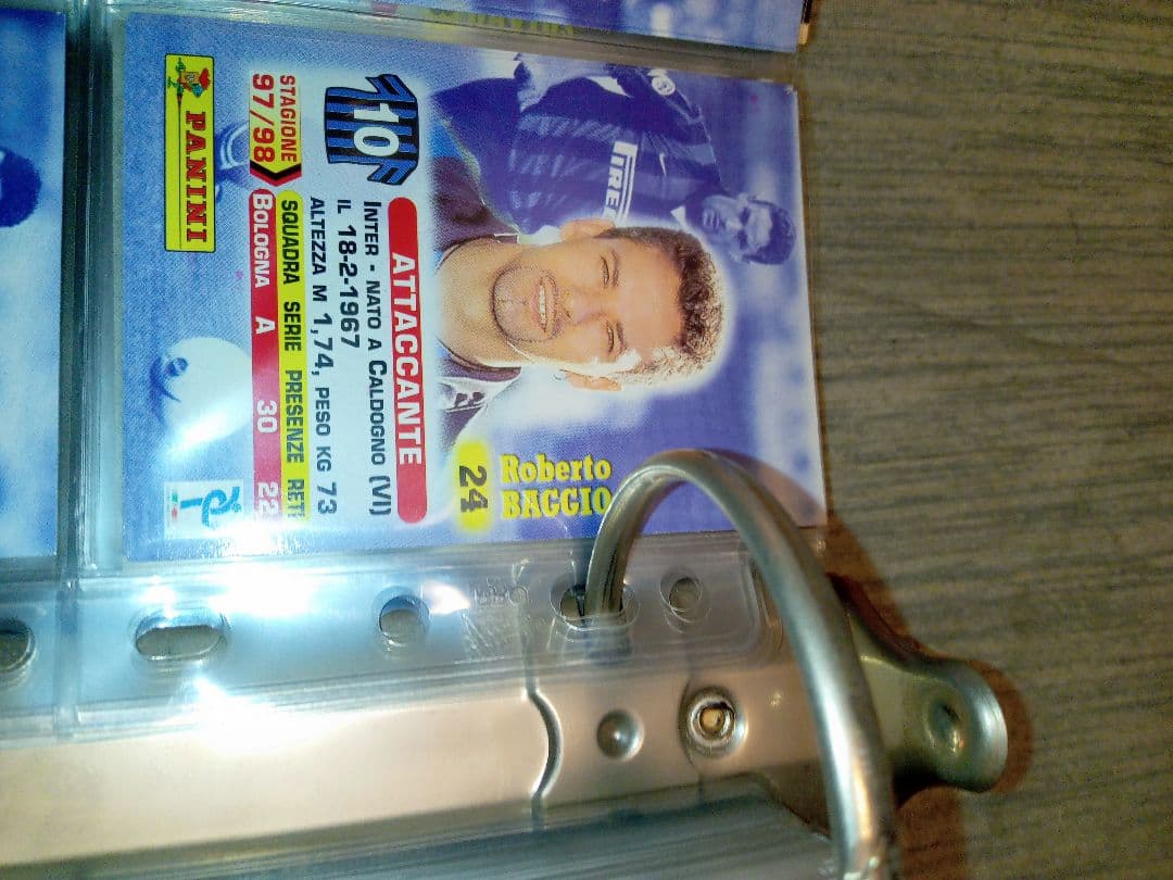インテル時代のR，バッジョ選手です。