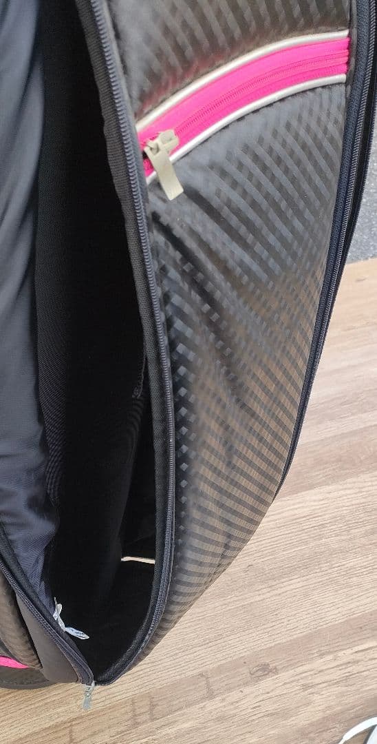 adidas キャディバッグ 黒/ピンク レディース
