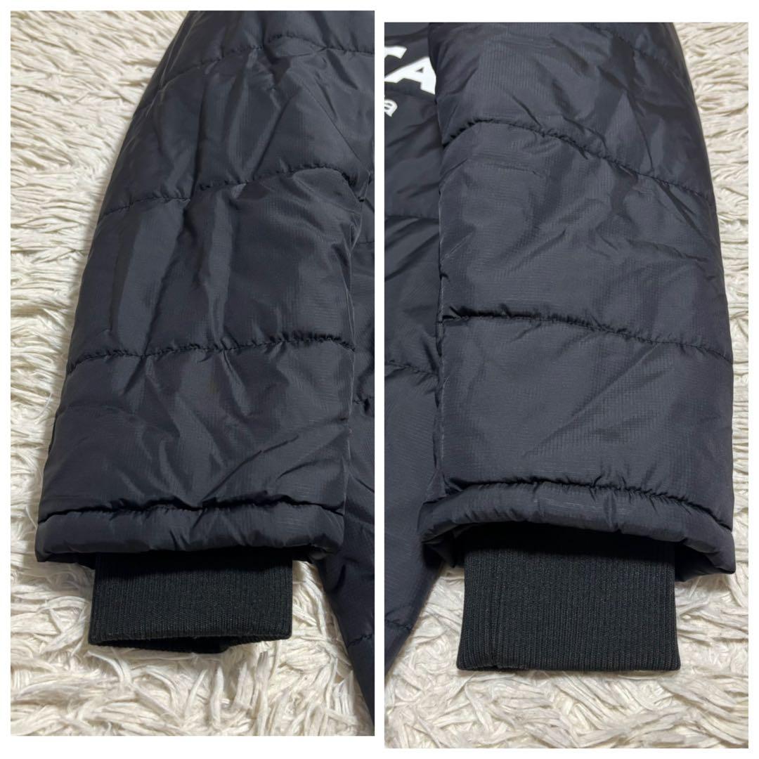 未使用級 ATHLETA ベンチコート ブラック フード 保温性 軽量