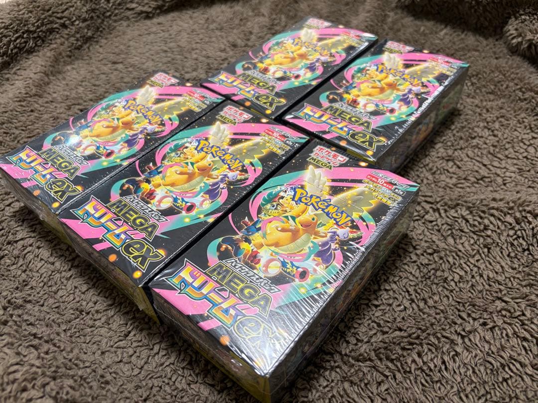❗️ポケモンカード❗️MEGAドリームex　5BOX 新品未開封シュリンク付き