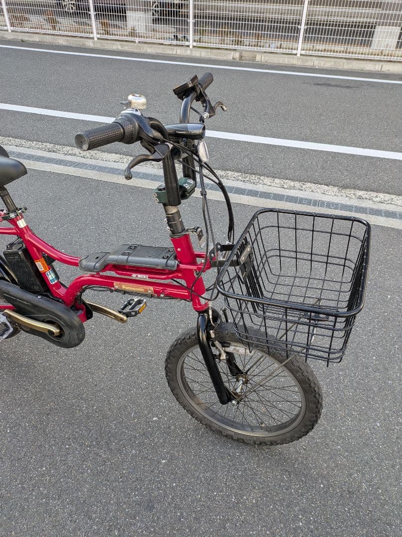 電動アシスト自転車 チャイルドシート付き レッド 大阪
