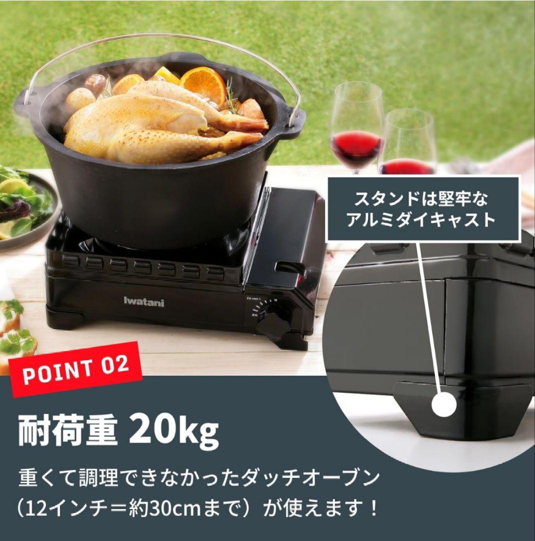 アウトドアカセットコンロの定番 イワタニ タフまる 新品未使用
