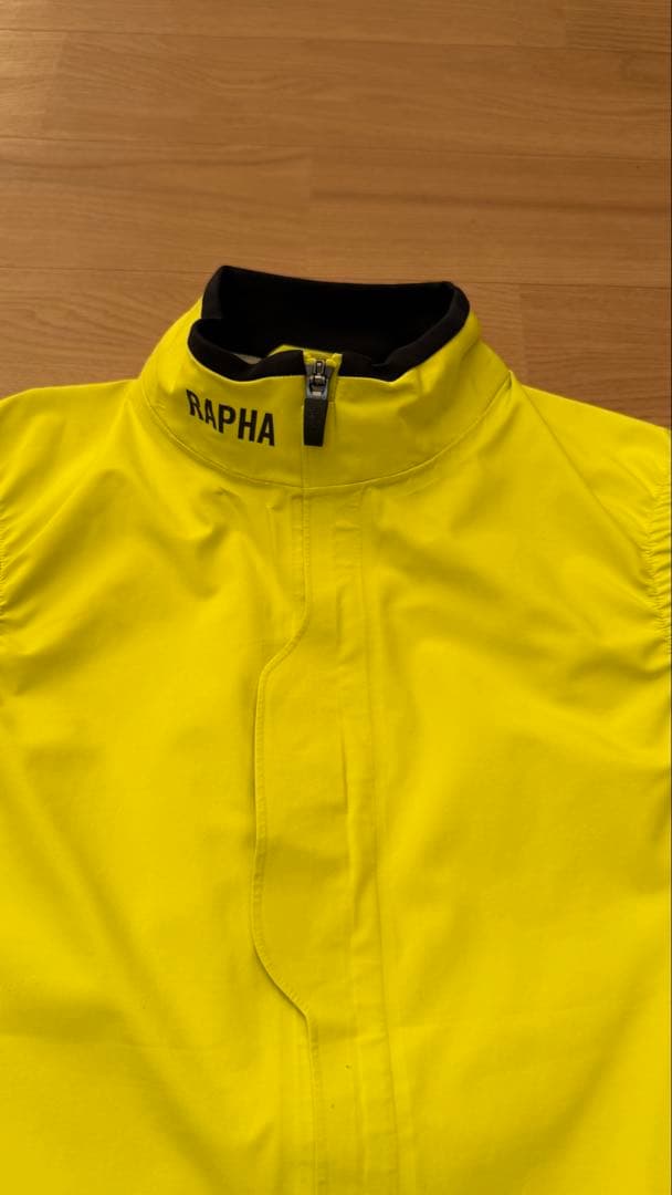 Rapha PRO TEAM RAIN GILET ジレ黄　Mサイズ