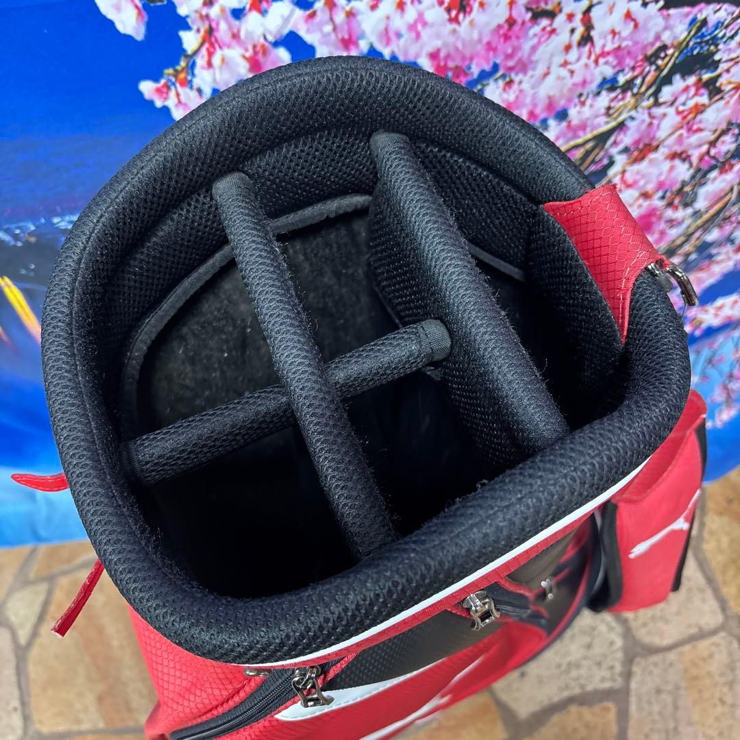 寶BX-1234 PUMA プーマ キャディバッグ 軽量 レッド/ブラック