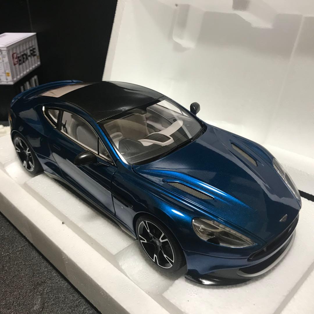 オートアート アストンマーチン ヴァンキッシュS 2017 メタリックブルー
