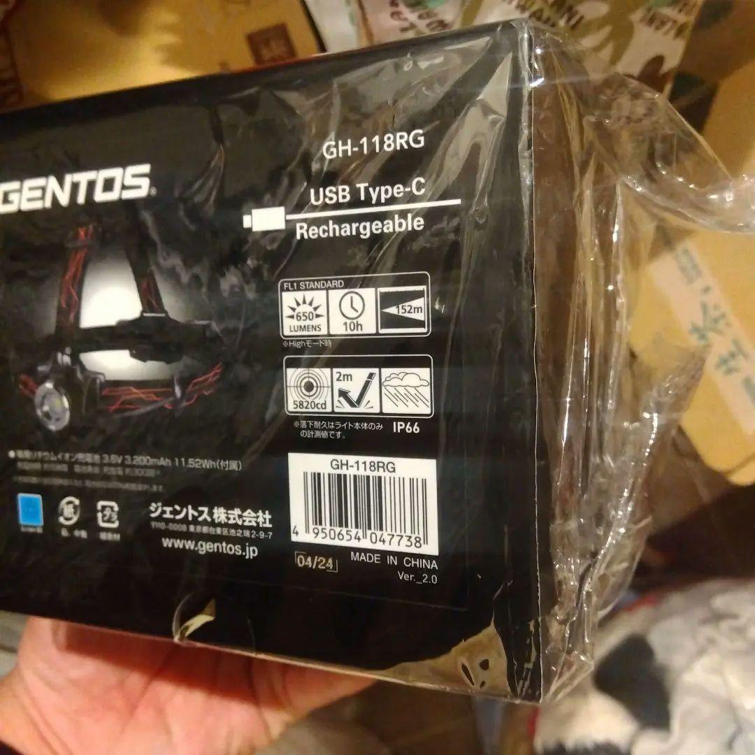 GENTOS GH-118RG USB Type-C ヘッドライト