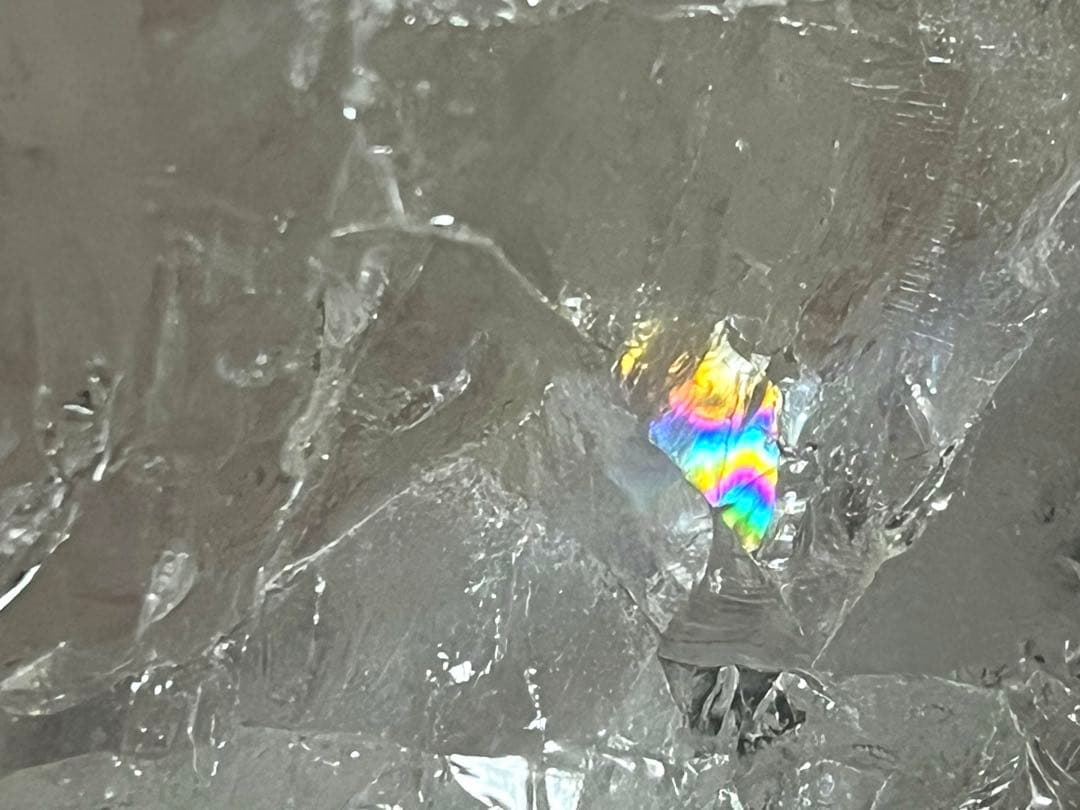 天然石　アゼツライト　虹入り 原石　希少　1125g 水晶　クォーツ