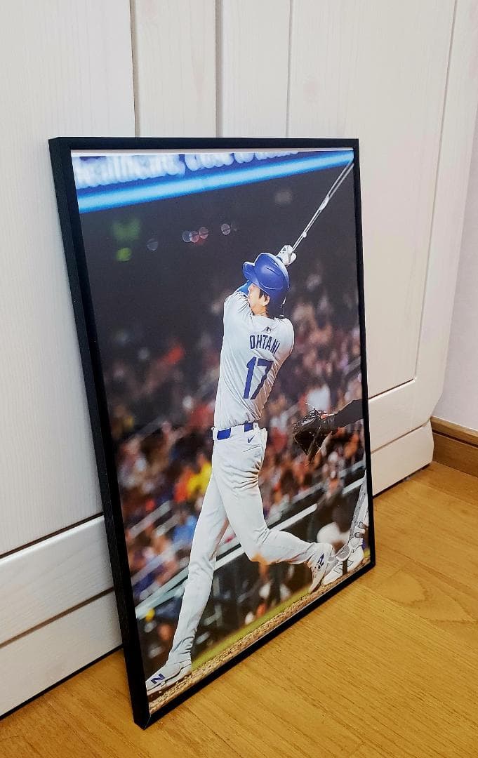 シゲ ドジャース大谷翔平 MVP獲得！A3ポスターフレーム付き②セット
