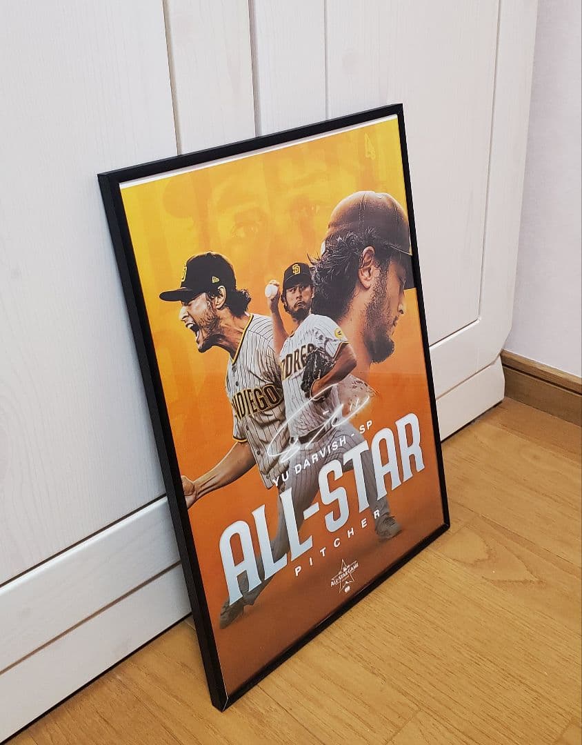 シゲ ドジャース大谷翔平 MVP獲得！A3ポスターフレーム付き②セット