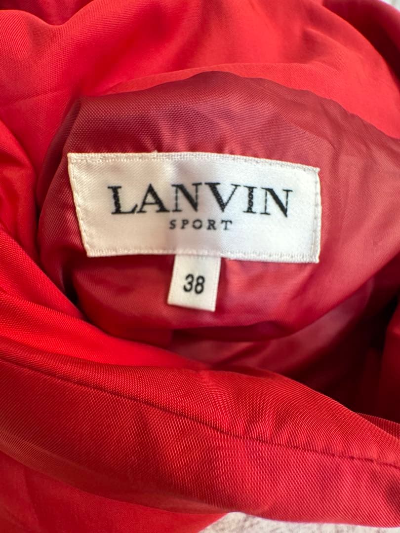 ☆ランバン スポール☆サイズ38 中綿ベスト　あたたかい！ゴルフ