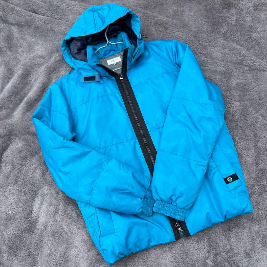LANVIN SPORT フード付きダウンジャケット 38
