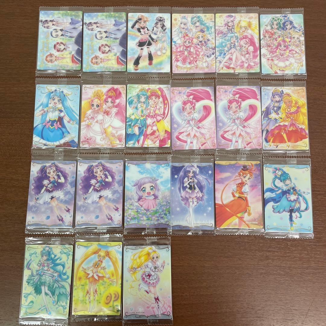 ❶プリキュア ウエハースカード シール ぱしゃこれ カードグミ まとめ売り