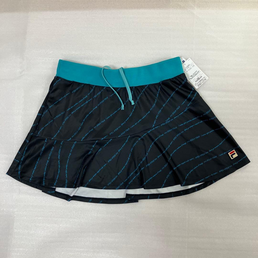 未使用　FILA フィラ　ゲームシャツ＆スコート　レディース　ブラック　L