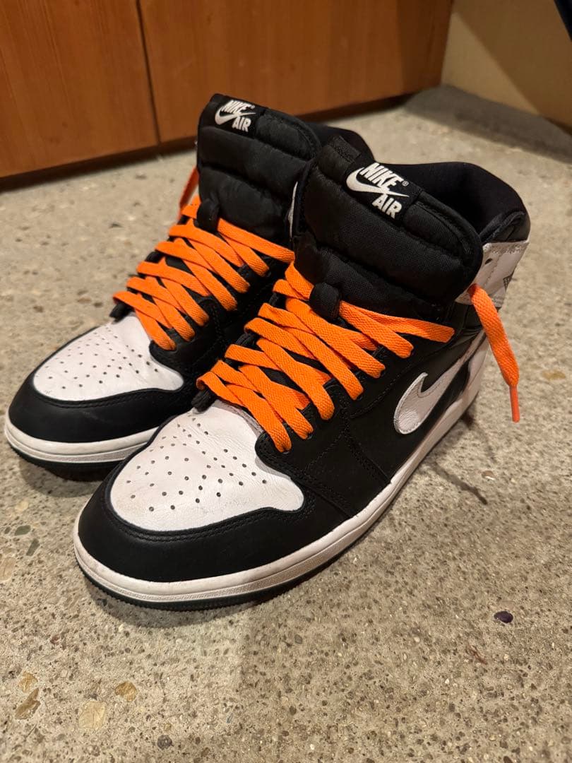 シューズ(男性用) Nike Air Jordan 1 High \"Black/White\"
