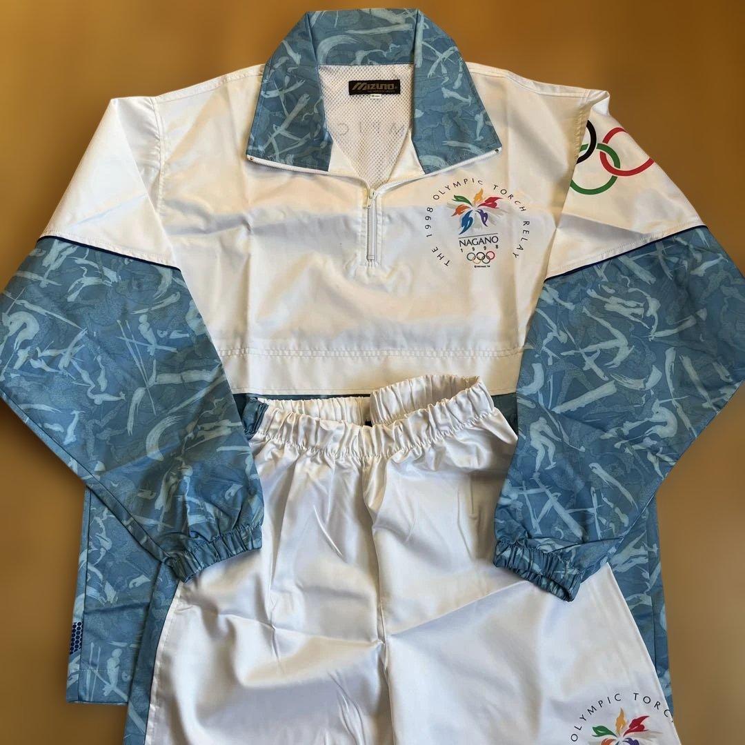 レア✨長野オリンピック 聖火リレー着用　ジャージ上下セット　olympic