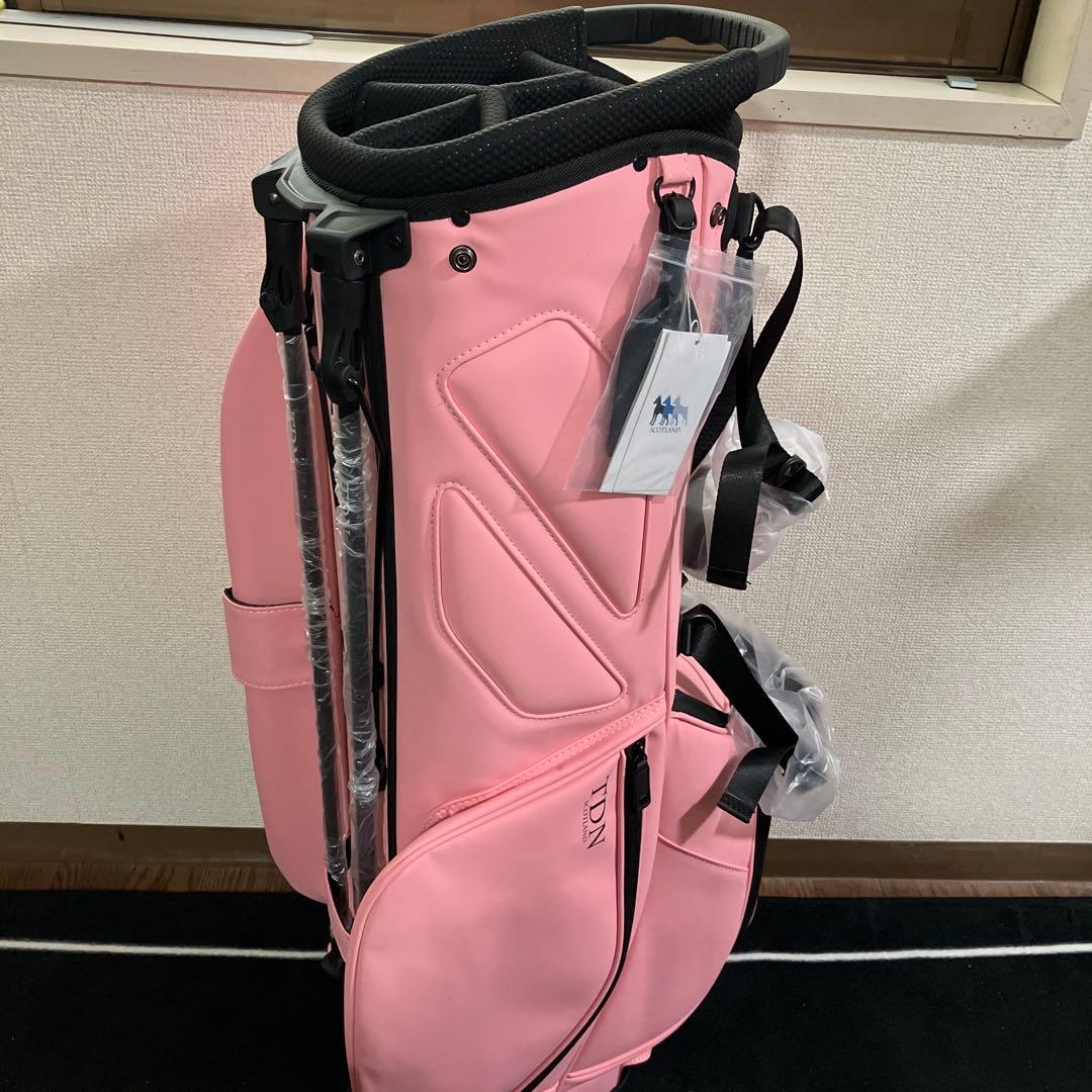 即日発送 新品 TDN GOLF スコットランド発 スタンドバッグ ピンク