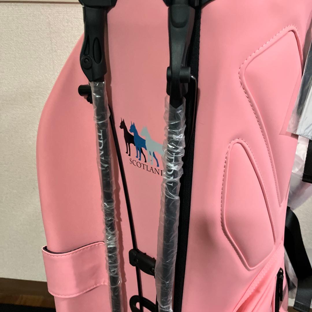 即日発送 新品 TDN GOLF スコットランド発 スタンドバッグ ピンク