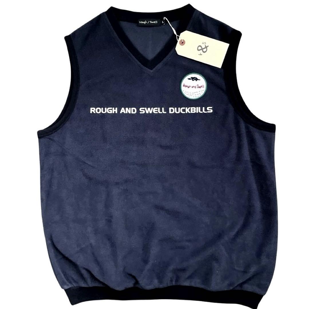【未着用】 rough＆swell メンズ フリース ベスト タグ付 L