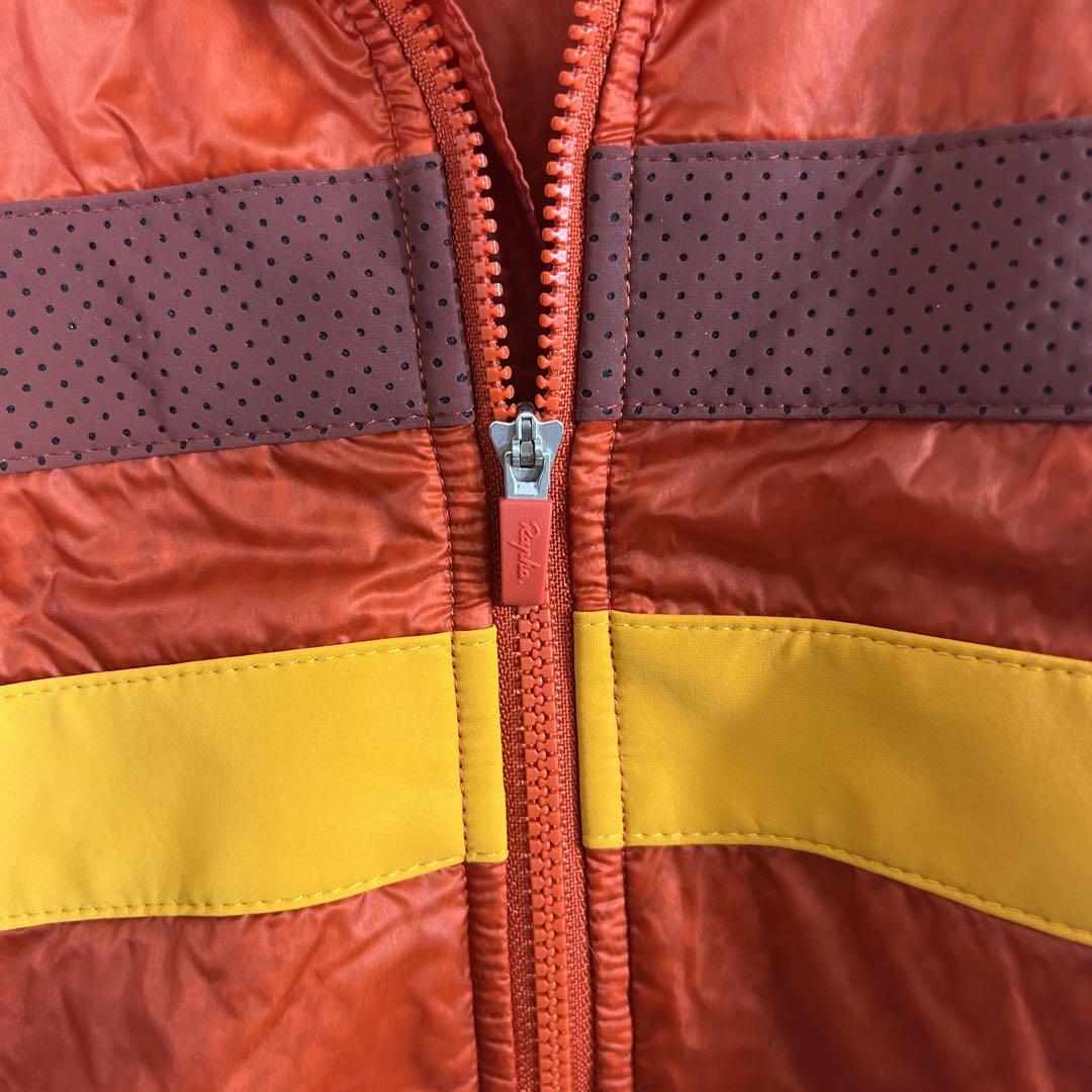 Rapha ラファ サイクルジャージ ベストオレンジ ジッパーベスト メンズ