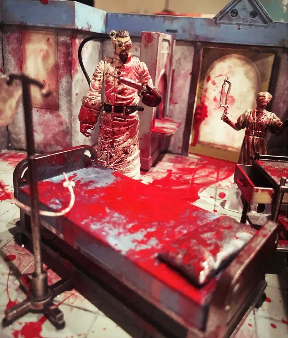 グロ注意❤️廃病院　サツ人解体現場　 horror hospital