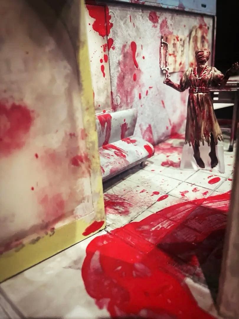 グロ注意❤️廃病院　サツ人解体現場　 horror hospital