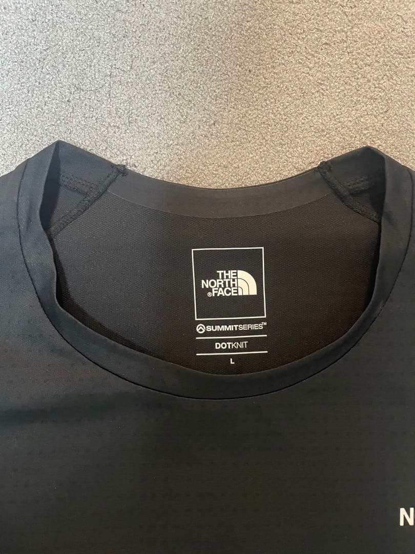 ノースフェイス ドライドットクルー Tシャツ L ブラック